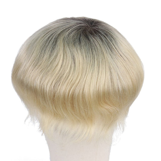 Travis Haarsystem — Rooted Blonde Full Skin
