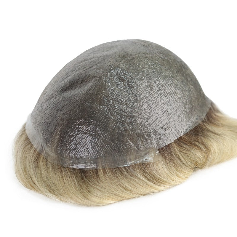 Travis Haarsystem — Rooted Blonde Full Skin