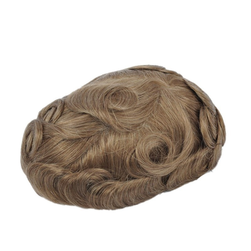 Ares Men's Non Surgical Hair Replacement | French Lace With Skin Around | Best for Daily Wear