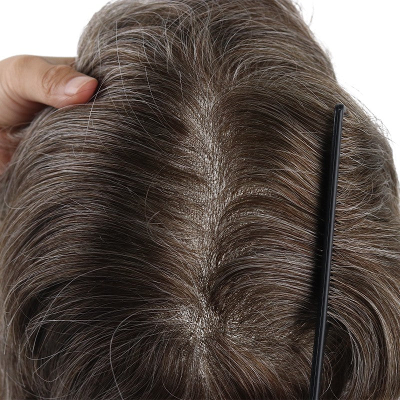 Mirage Haarsystem — Ultradünne Skin Basis mit V-Loop Front