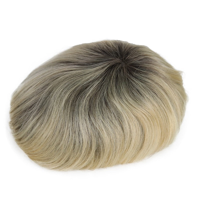 Travis Haarsystem — Rooted Blonde Full Skin