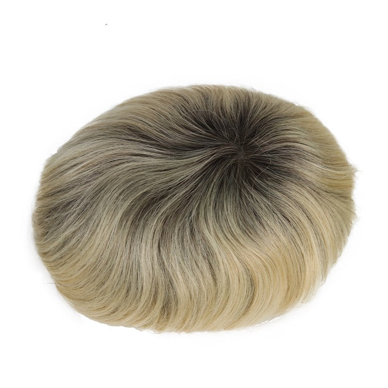 Travis Haarsystem — Rooted Blonde Full Skin
