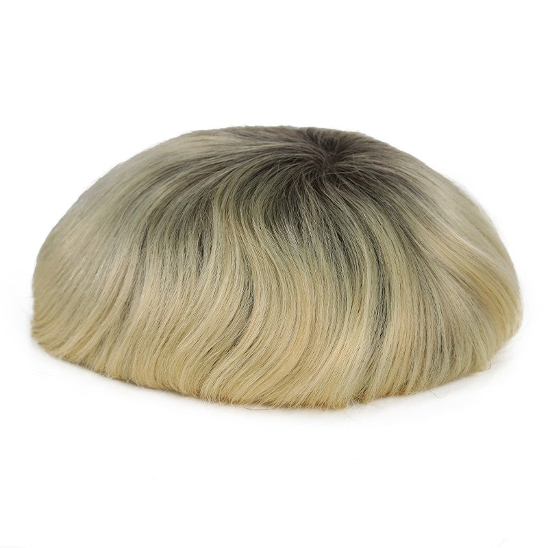 Travis Haarsystem — Rooted Blonde Full Skin