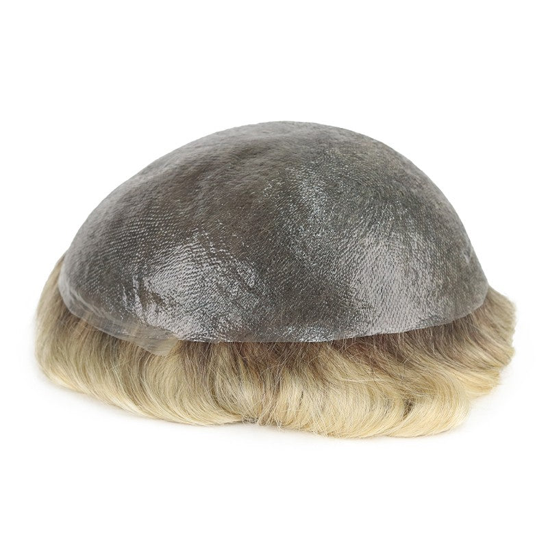 Travis Haarsystem — Rooted Blonde Full Skin