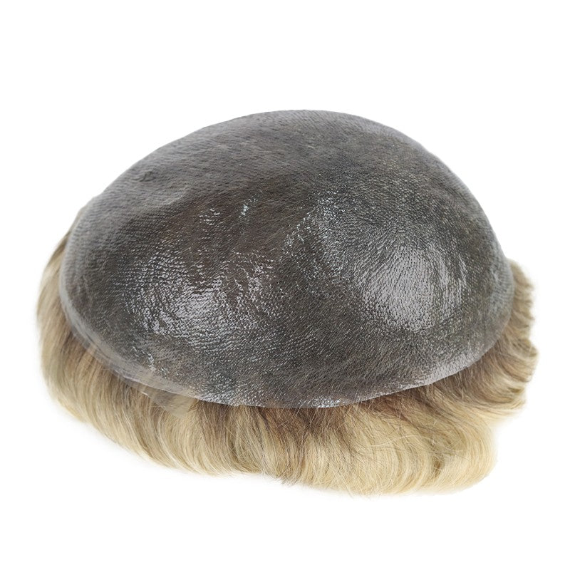 Travis Haarsystem — Rooted Blonde Full Skin