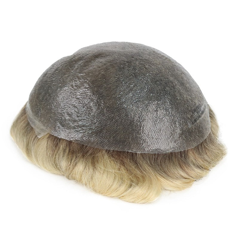 Travis Haarsystem — Rooted Blonde Full Skin