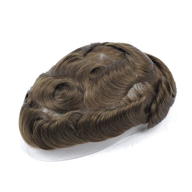 Coeus Mens Hair Replacement Unit |Full Thin Skin Base |Men's Hairstyle for Curly Hair
